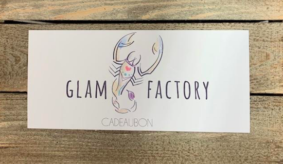 Cadeaubonnen van Glam Factory 