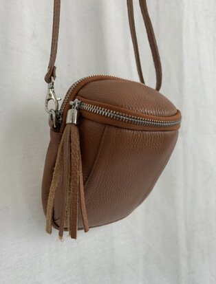 River Mobile Bag - cognac