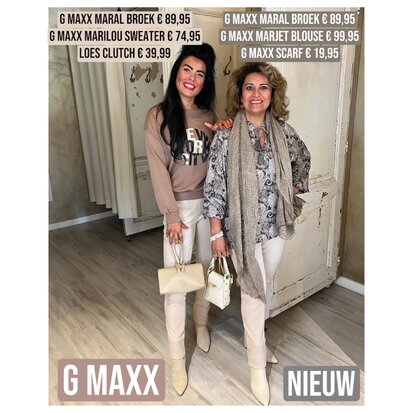 Meer dan wat dan ook Succesvol beeld G maxx Marlise Shawl Latte - glamfactory