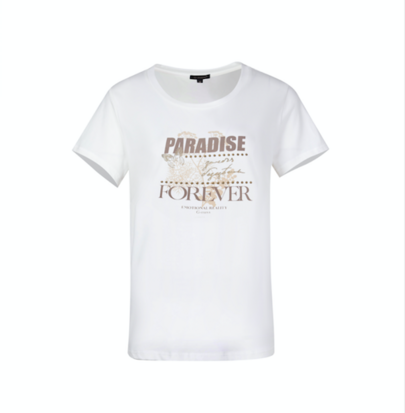 G Maxx – Dafne T-Shirt Offwhite/Klei