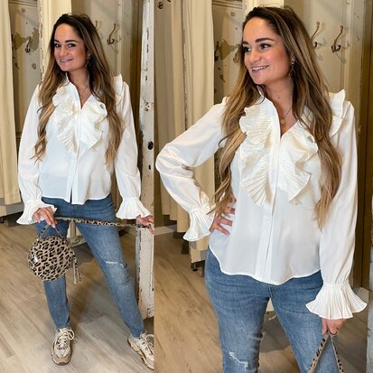 Sofia Roesel blouse - wit