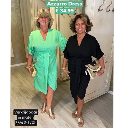 Azzuro Dress - appel groen