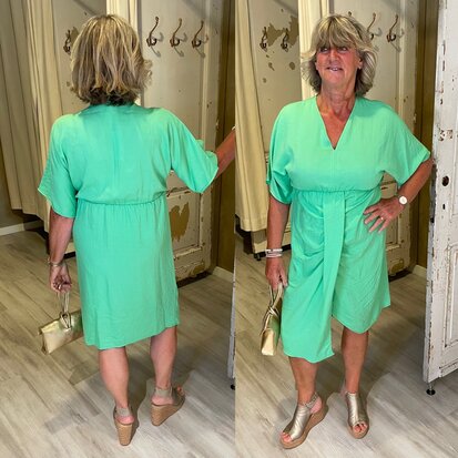 Azzuro Dress - appel groen