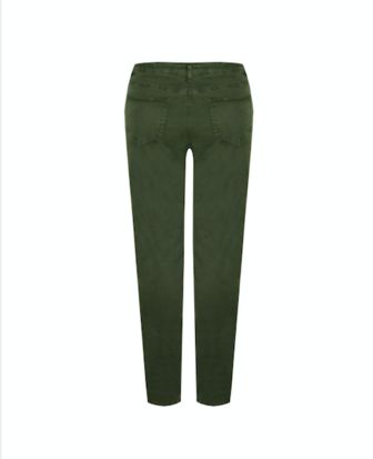 C&S Iriza Jeans Donker Gewassen Groen