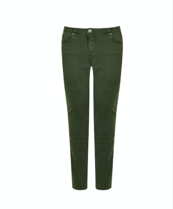 C&S Iriza Jeans Donker Gewassen Groen