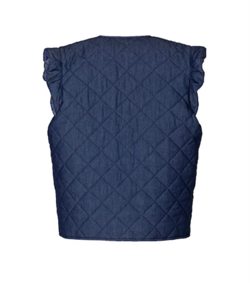 G Maxx - Alette Gilet Denim donkerblauw