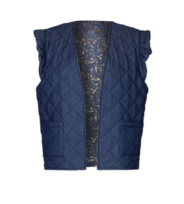 G Maxx - Alette Gilet Denim donkerblauw
