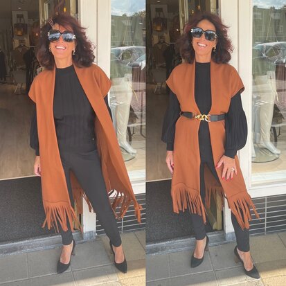 Ageeth Gilet - camel