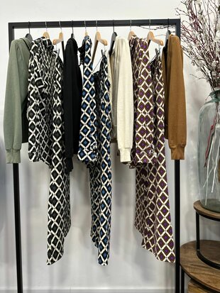 Chastar Saturnus travel blouse print ARMY