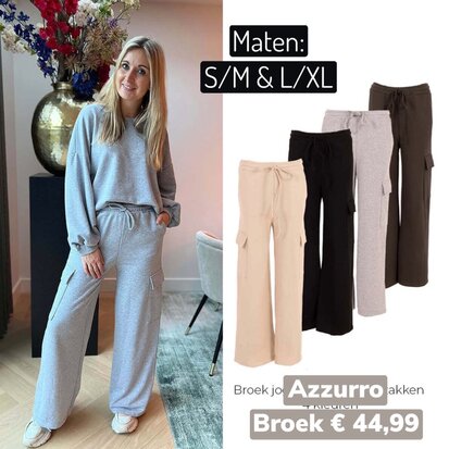 Azzurro broek pocket BEIGE