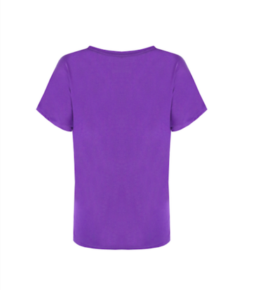 C&S Iske t-shirt Fel paars