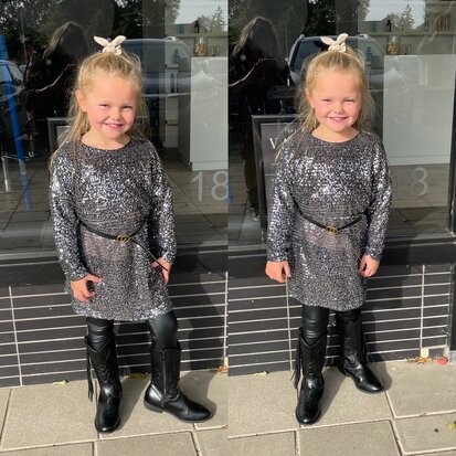 Cindy Sparkle voor kleine meisjes - zwart