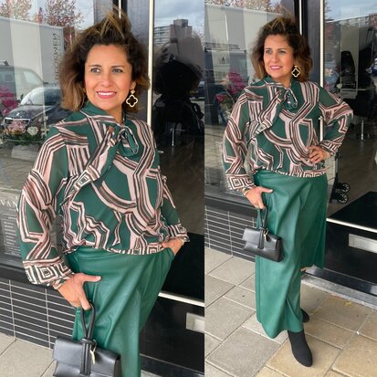 Saartje blouse - gucci groen