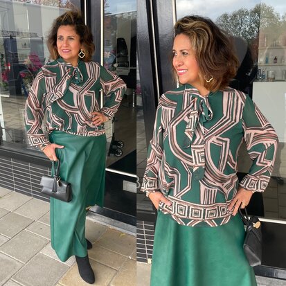 Saartje blouse - gucci groen