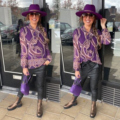 Saartje blouse - paars