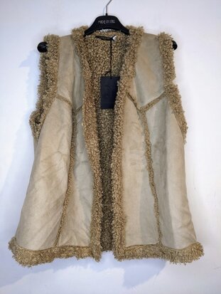 Bernice teddy gilet - camel