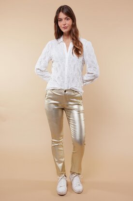 C&S Viona broek licht goud