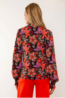 G Maxx Blouse bette zwart poppy