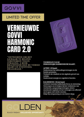 1x GOVVI draagbare harmonic card voor kinderen en huisdieren