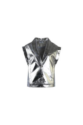 Fluresk Narine gilet - zilver