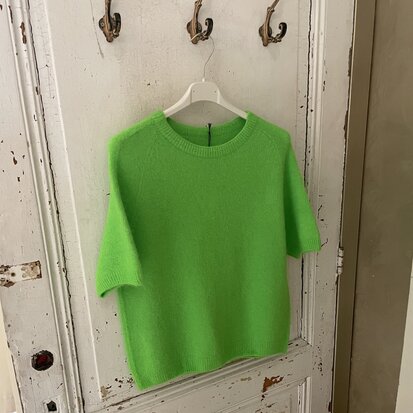 Eva soft sweater - neon groen