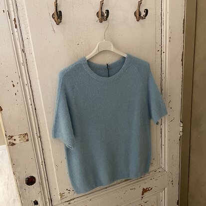 Eva soft sweater - blauw