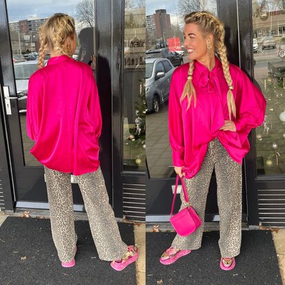 27. Sinna strik blouse fuschia