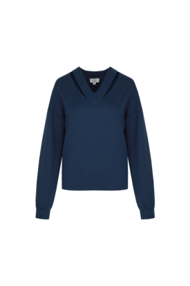 C&S Lilliane top navy blue
