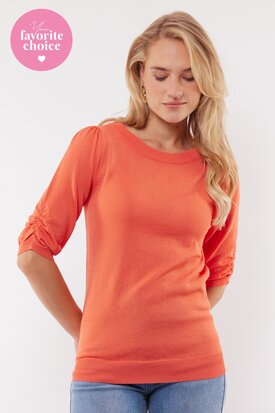 C&S Mirandy top spicy coral