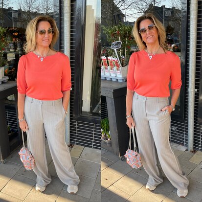 C&S Mirandy top spicy coral
