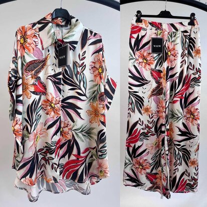 Kara print blouse