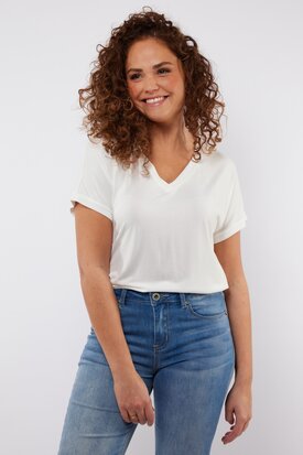 C&S Clementine top offwhite