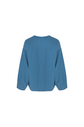 C&S Simone jacket denim mid blue