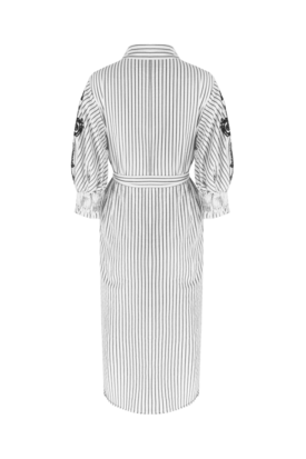 C&S Nantes dress offwhite/black