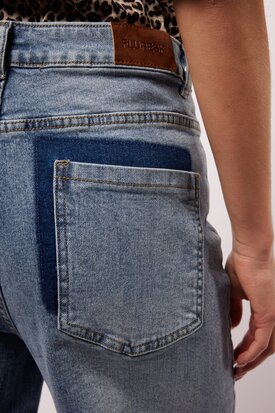 Fluresk Raquel pants denim mid blue