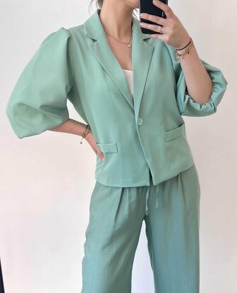 Marion blazer licht groen