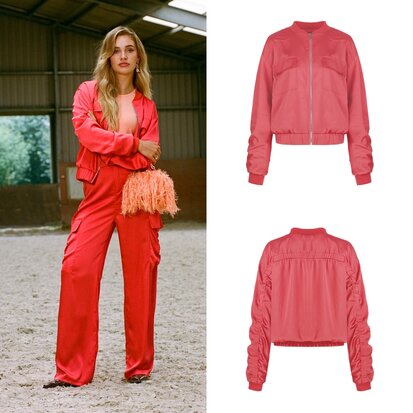 Fluresk Felicity jacket sunkissed coral