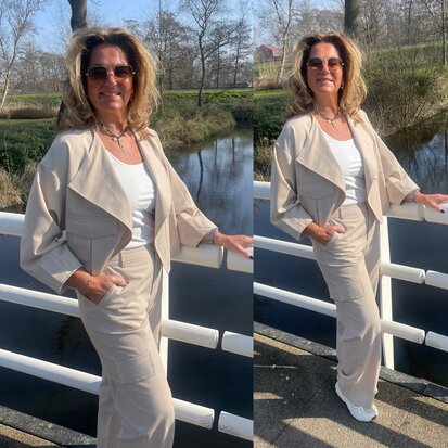 C&S Simone jacket sand