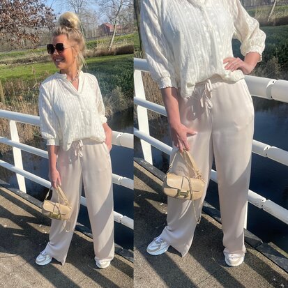 C&S Boulogne pants sand