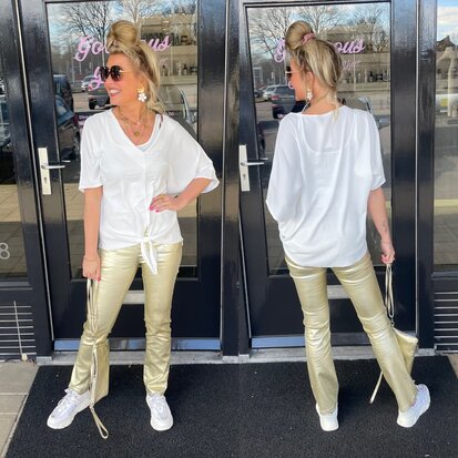 Classic Knoop top offwhite