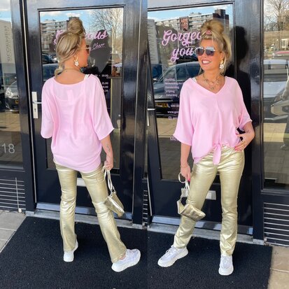 C&S Viona broek licht goud
