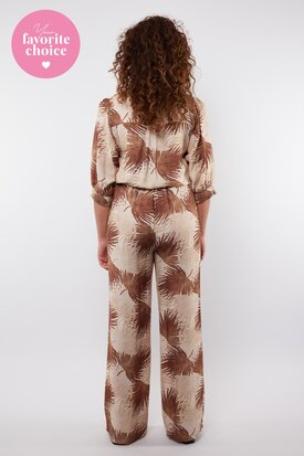 C&S Shannon pants offwhite/ tiger eye