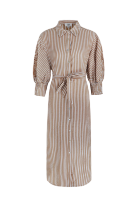 C&S Nantes dress offwhite/tiger eye