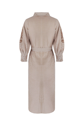 C&S Nantes dress offwhite/tiger eye