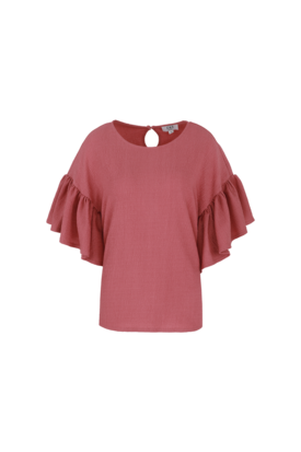 C&S Sam top slate rose