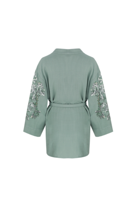 C&S Troyes jacket jade green