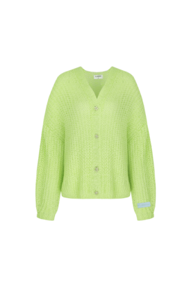 Fluresk Seren knitting cardigan lime
