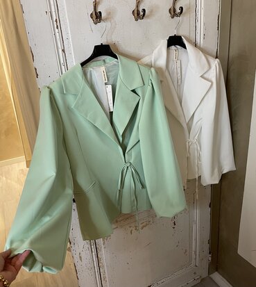 Jacqueline blazer strik mint