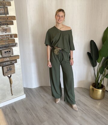 Liva tweedelige set army