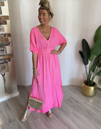 Taira jurk roze